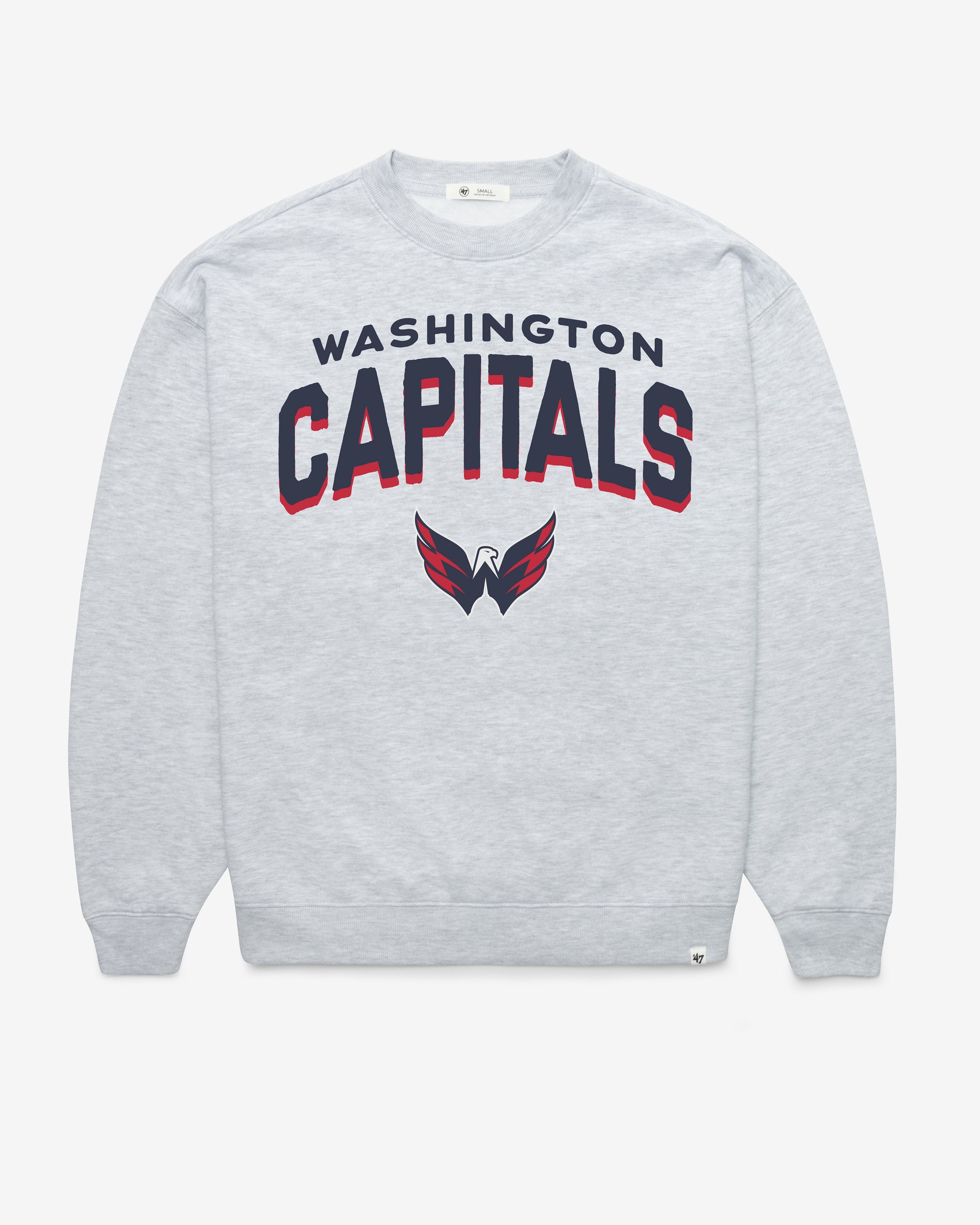 WASHINGTON CAPITALS CAMPUS ARCH CLOUD '47 OVERSIZED CREW WOMENS