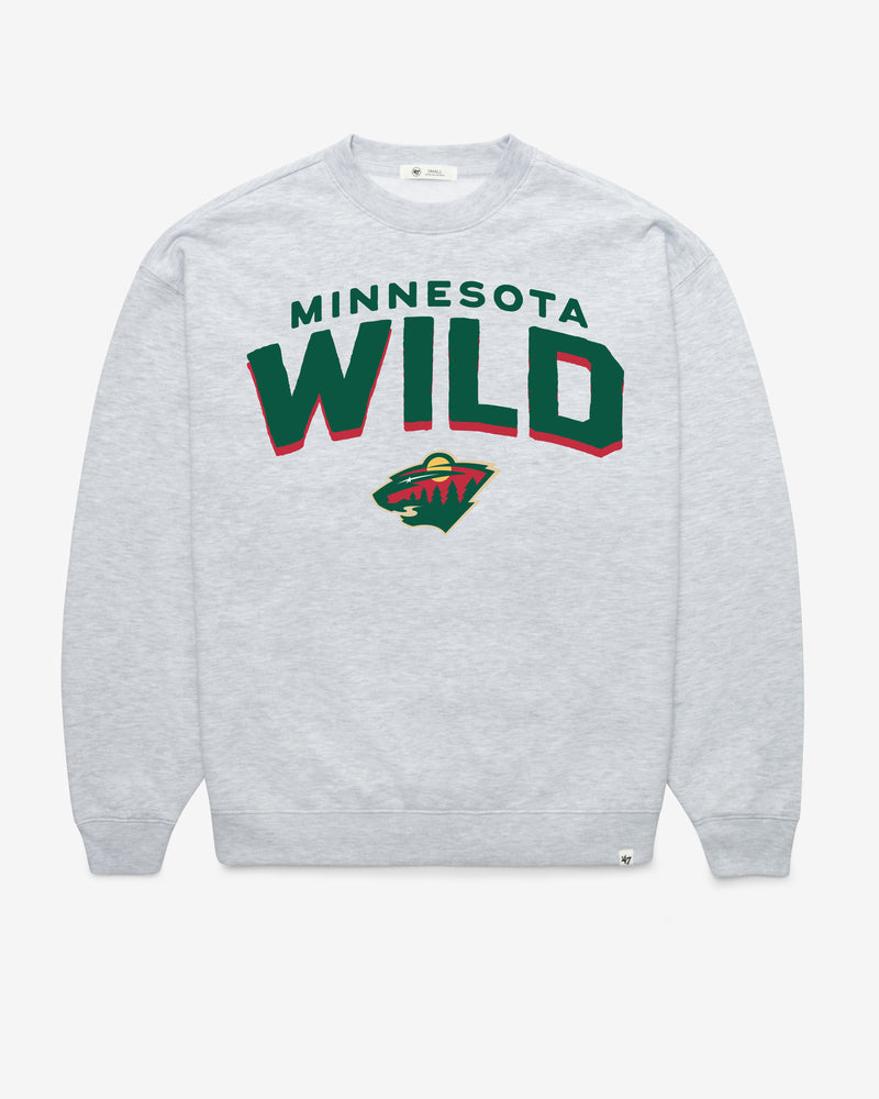 MINNESOTA WILD CAMPUS ARCH CLOUD '47 OVERSIZED CREW WOMENS