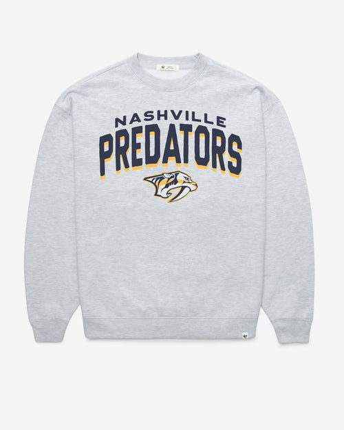 NASHVILLE PREDATORS CAMPUS ARCH CLOUD '47OVERSIZED CREW WOMENS
