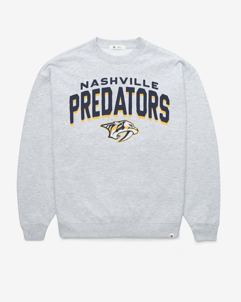 NASHVILLE PREDATORS CAMPUS ARCH CLOUD '47 OVERSIZED CREW WOMENS