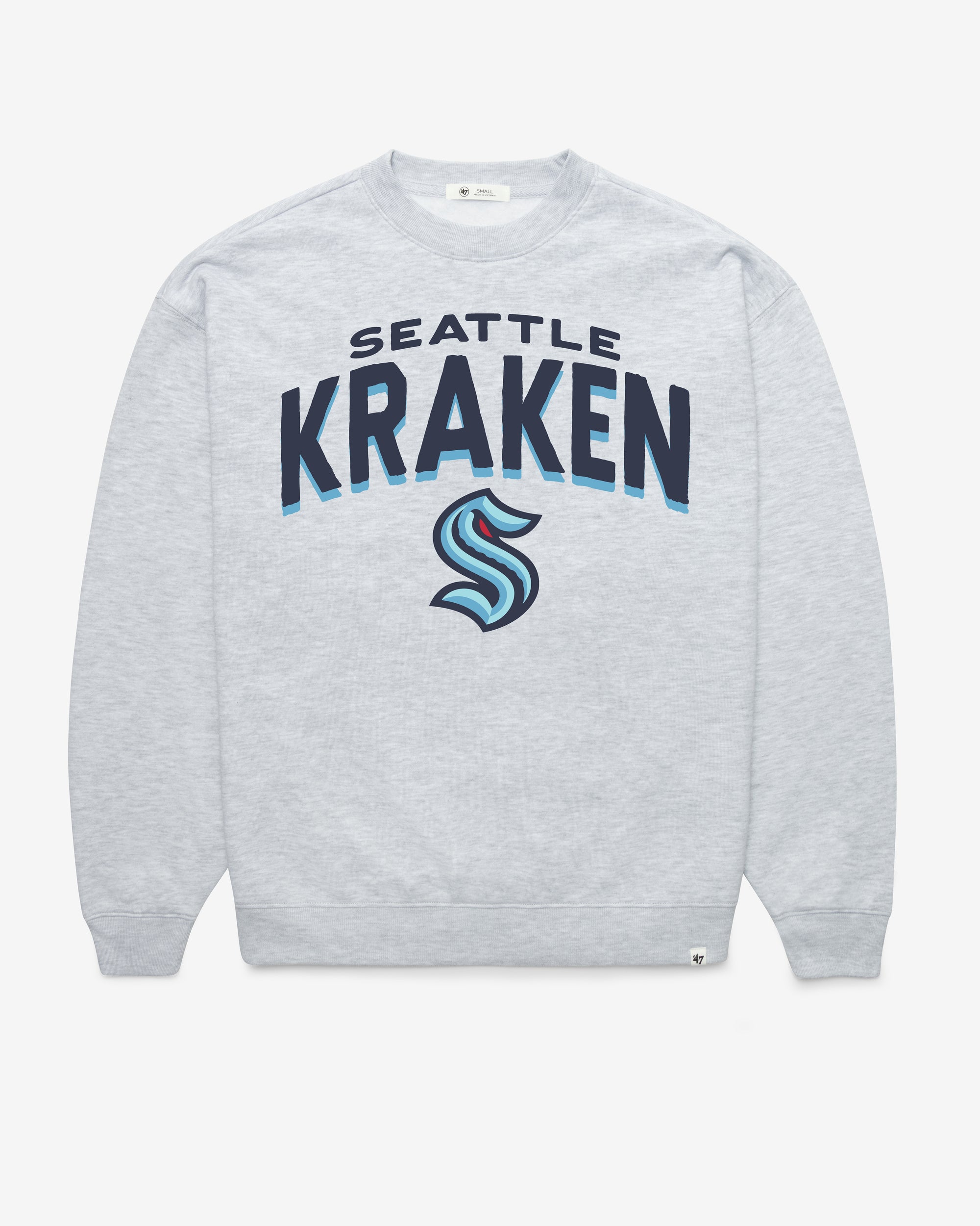 SEATTLE KRAKEN CAMPUS ARCH CLOUD '47 OVERSIZED CREW WOMENS
