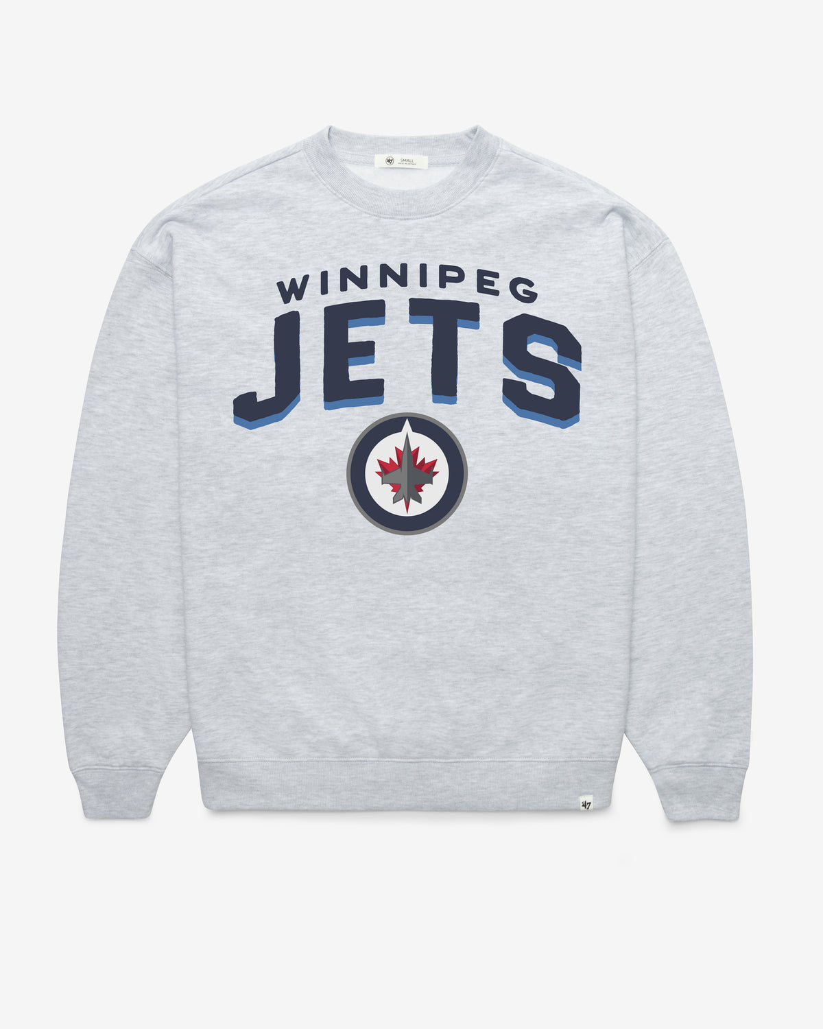 WINNIPEG JETS CAMPUS ARCH CLOUD '47 OVERSIZED CREW WOMENS