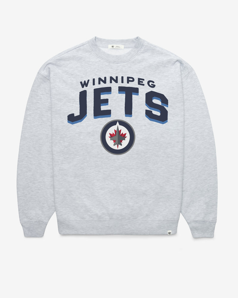 WINNIPEG JETS CAMPUS ARCH CLOUD '47 OVERSIZED CREW WOMENS