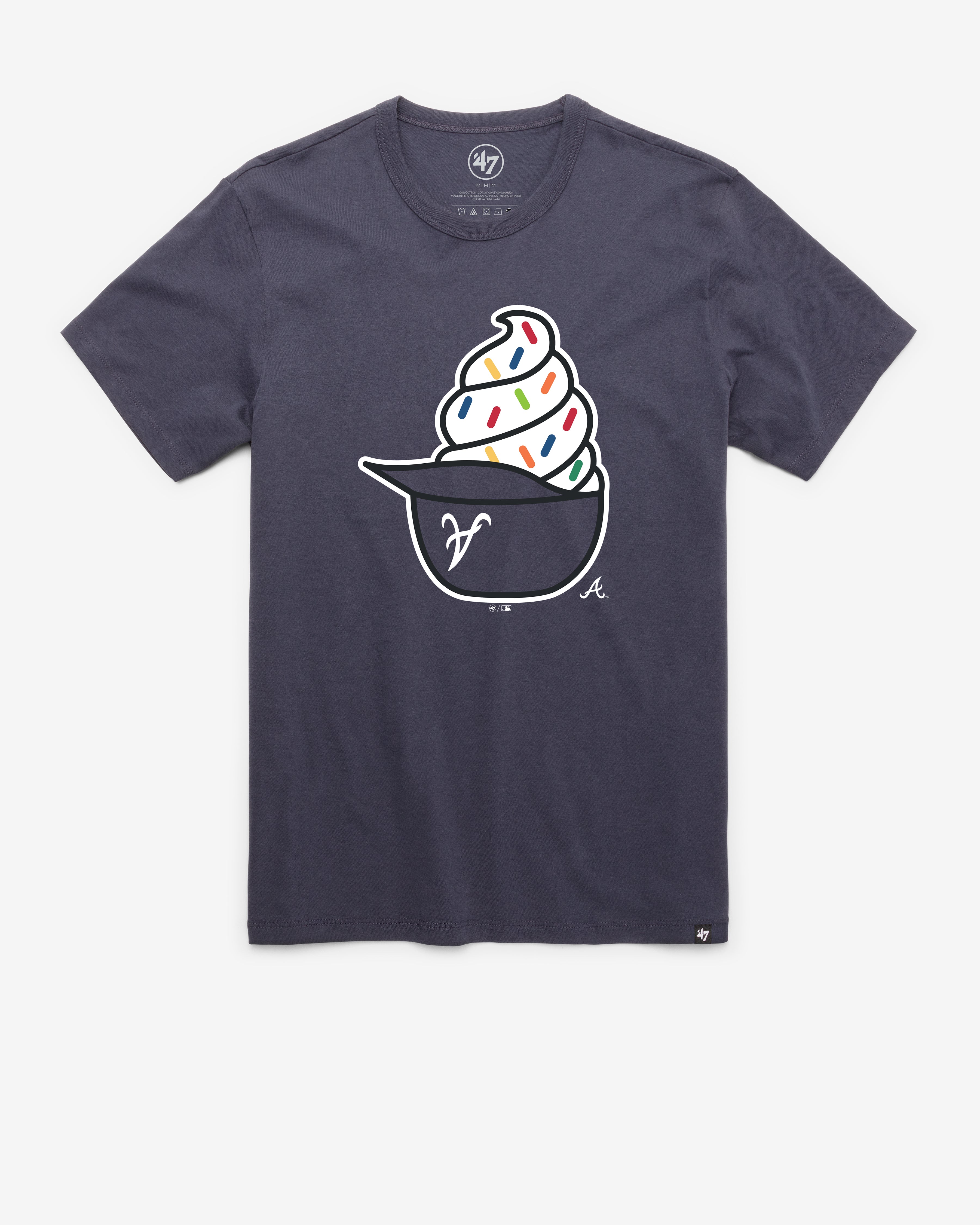 ATLANTA BRAVES ICE CREAM '47 FRANKLIN TEE - Blue