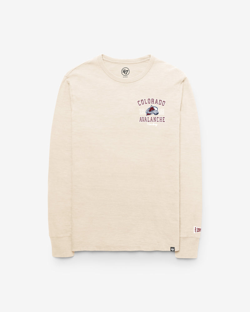 COLORADO AVALANCHE EGREMONT WELL WORN '47 HEAVY SLUB LONG SLEEVE TEE