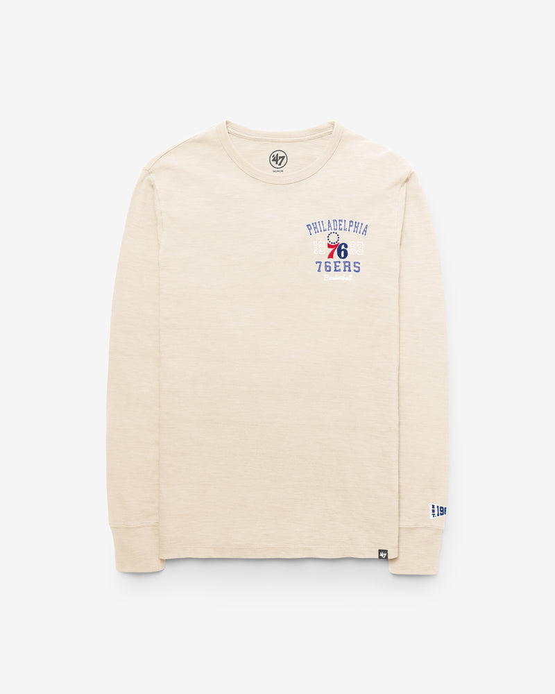 PHILADELPHIA 76ERS EGREMONT '47 HEAVY SLUB LONG SLEEVE TEE