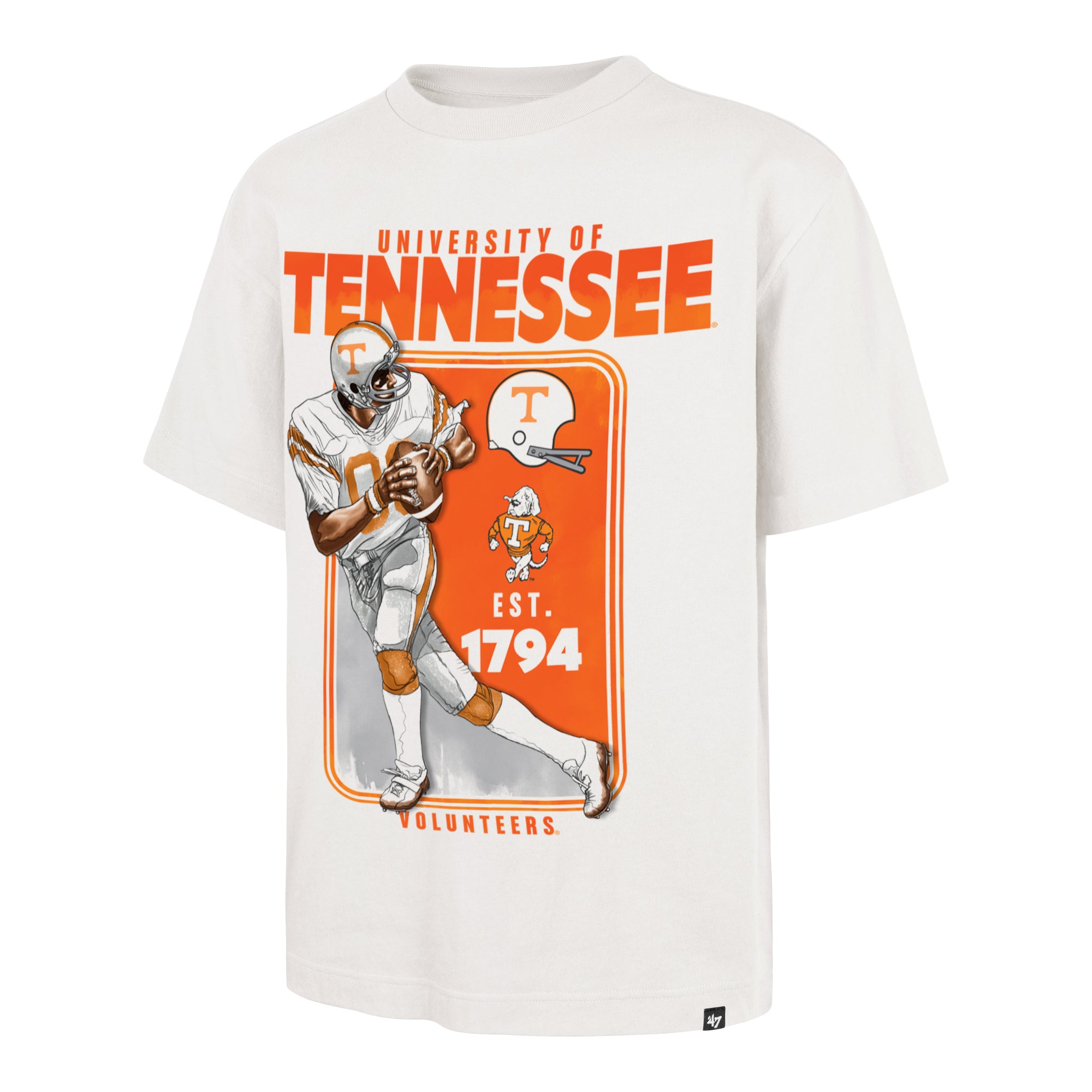 TENNESSEE VOLUNTEERS VINTAGE PLAYBRUSH '47 FOUNDATION TEE