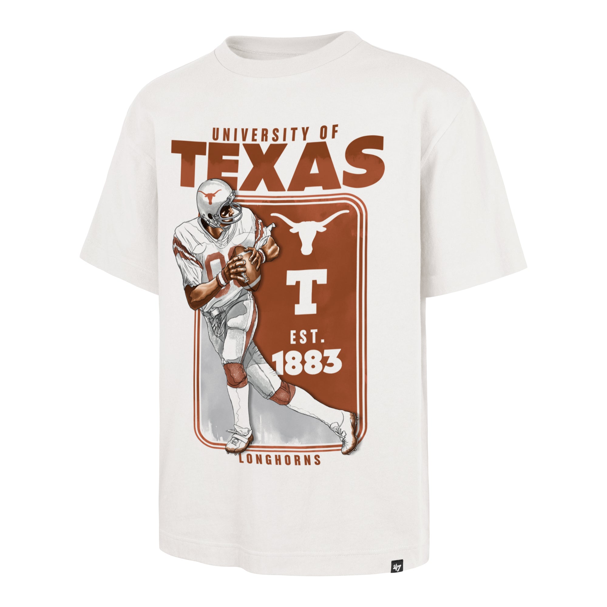 TEXAS LONGHORNS PLAYBRUSH '47 FOUNDATION TEE