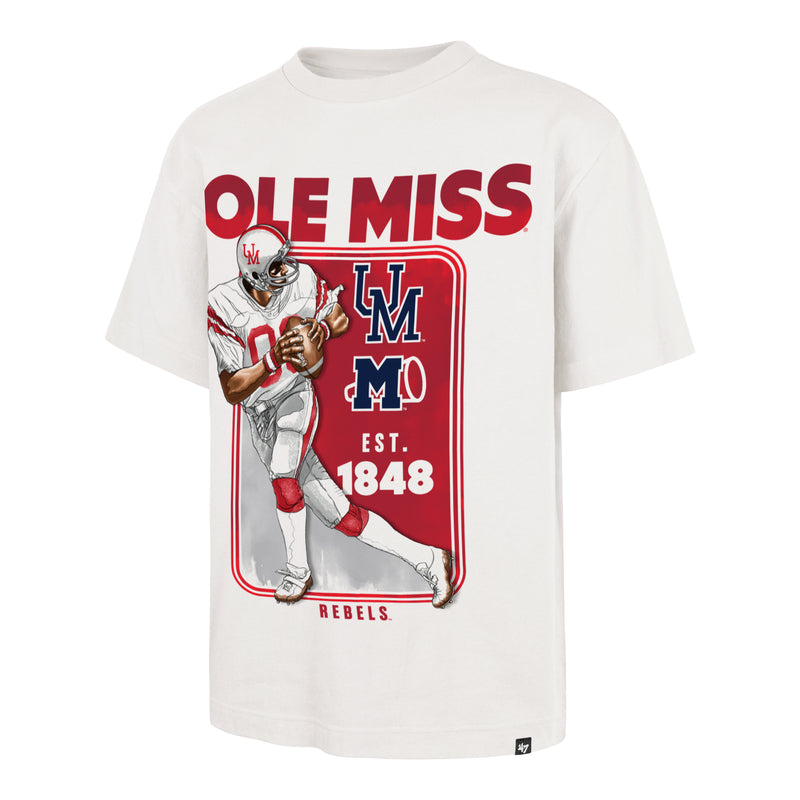 MISSISSIPPI REBELS VINTAGE PLAYBRUSH '47 FOUNDATION TEE