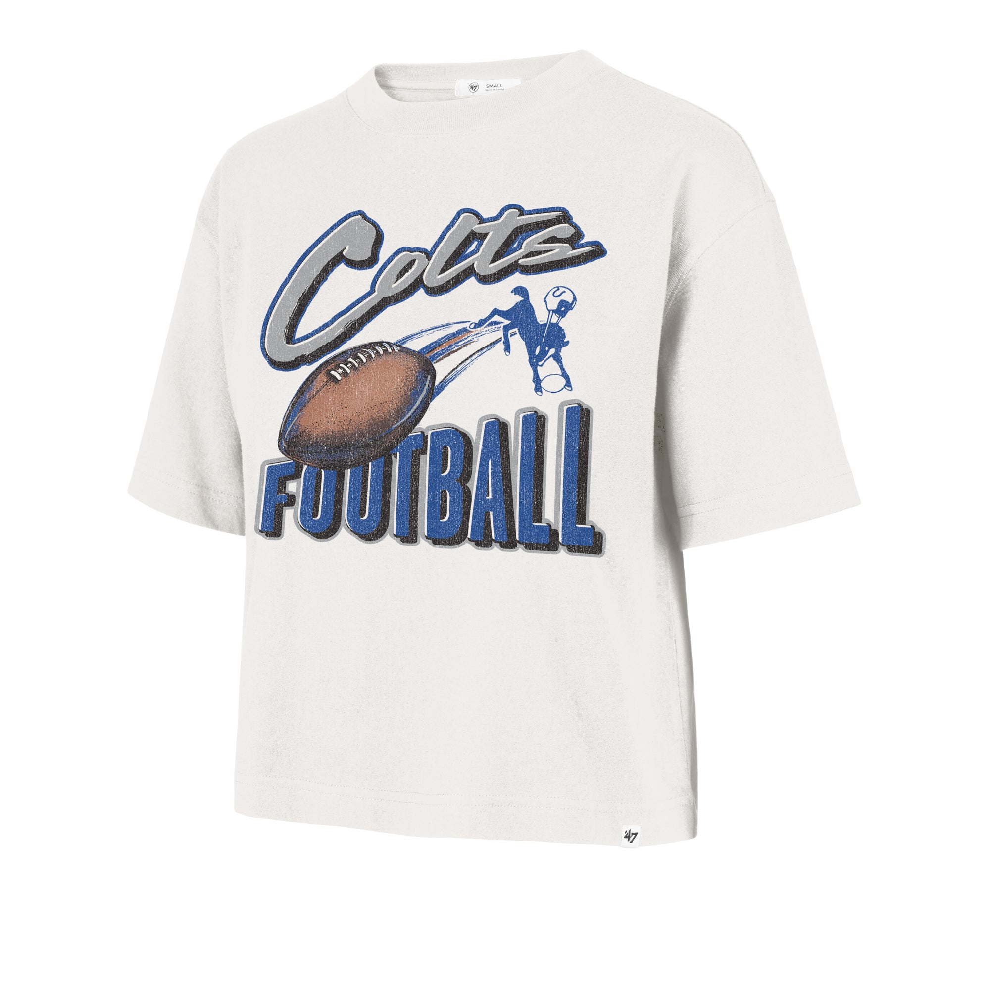 INDIANAPOLIS COLTS HISTORIC DIME TIME '47 REED CITY TEE WOMENS