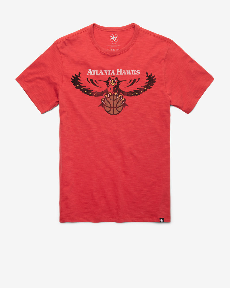 ATLANTA HAWKS HARDWOOD CLASSICS GRIT '47 SCRUM TEE