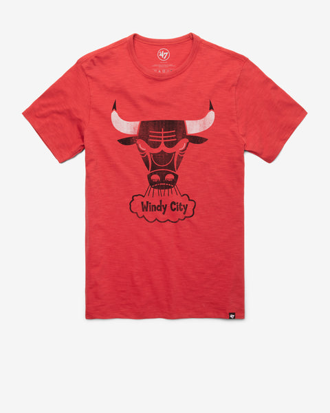 CHICAGO BULLS HARDWOOD CLASSICS GRIT '47 SCRUM TEE