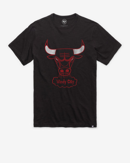 CHICAGO BULLS HARDWOOD CLASSICS GRIT '47 SCRUM TEE