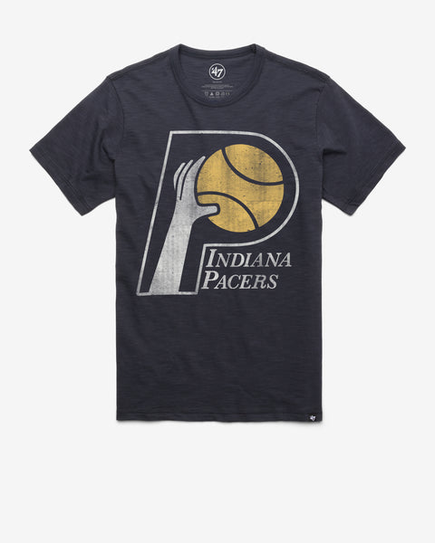 INDIANA PACERS HARDWOOD CLASSICS GRIT '47 SCRUM TEE