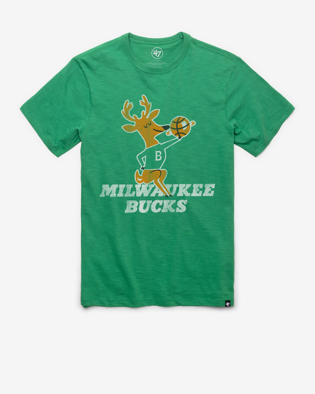 MILWAUKEE BUCKS HARDWOOD CLASSICS GRIT '47 SCRUM TEE