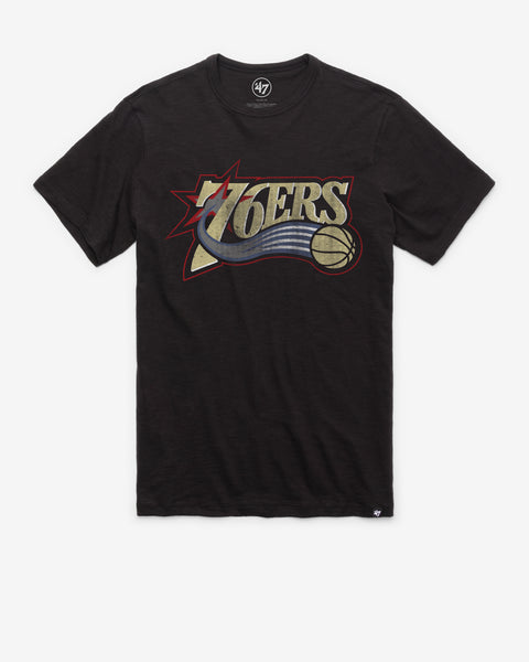 PHILADELPHIA 76ERS HARDWOOD CLASSICS GRIT '47 SCRUM TEE