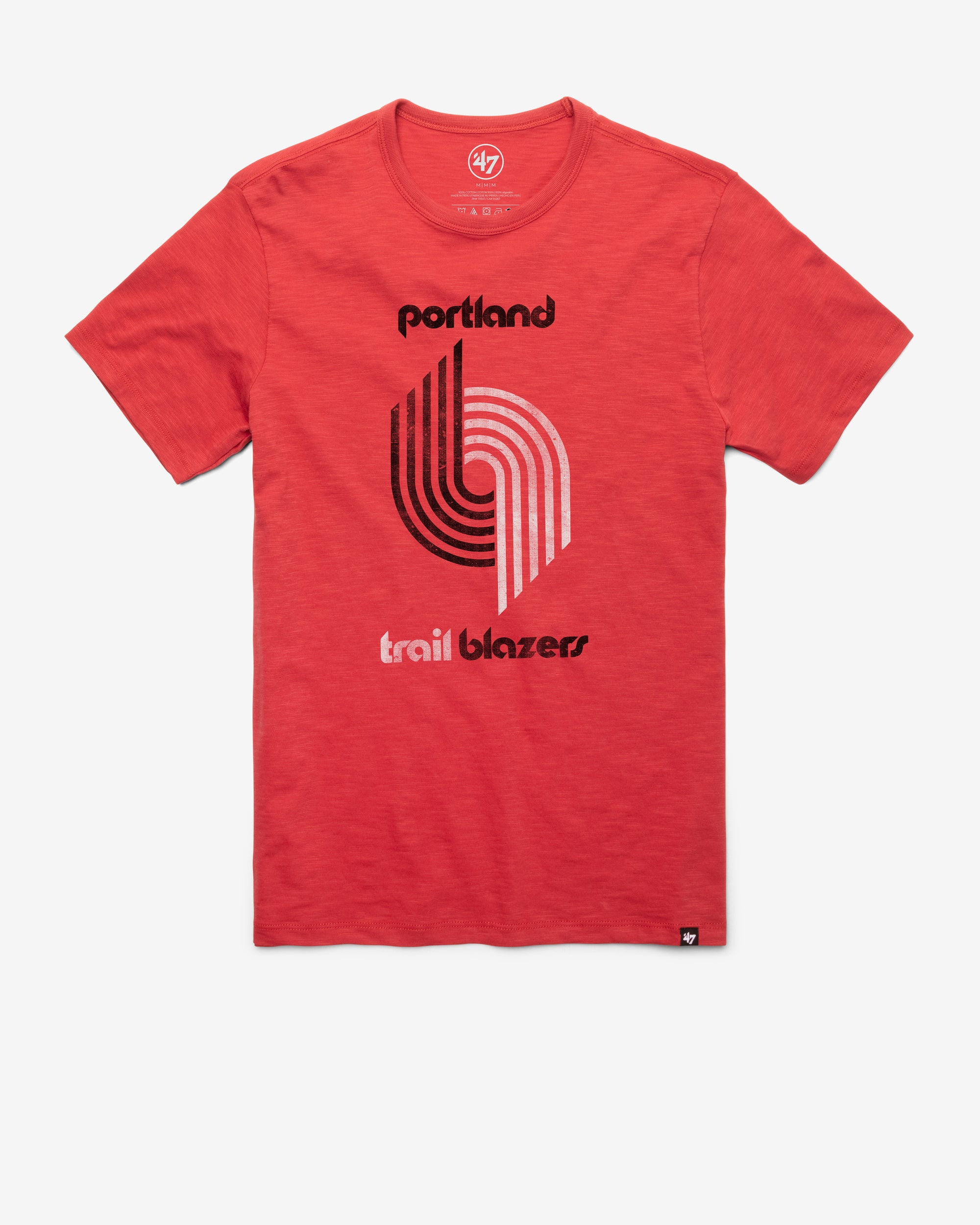 PORTLAND TRAILBLAZERS HARDWOOD CLASSICS GRIT '47 SCRUM TEE