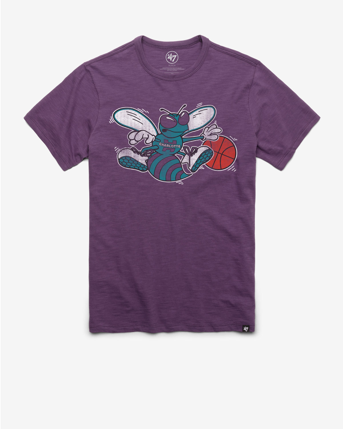 CHARLOTTE HORNETS HARDWOOD CLASSICS GRIT '47 SCRUM TEE