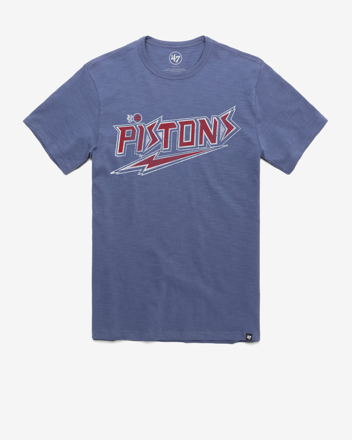 DETROIT PISTONS HARDWOOD CLASSICS GRIT WORDMARK '47 SCRUM TEE