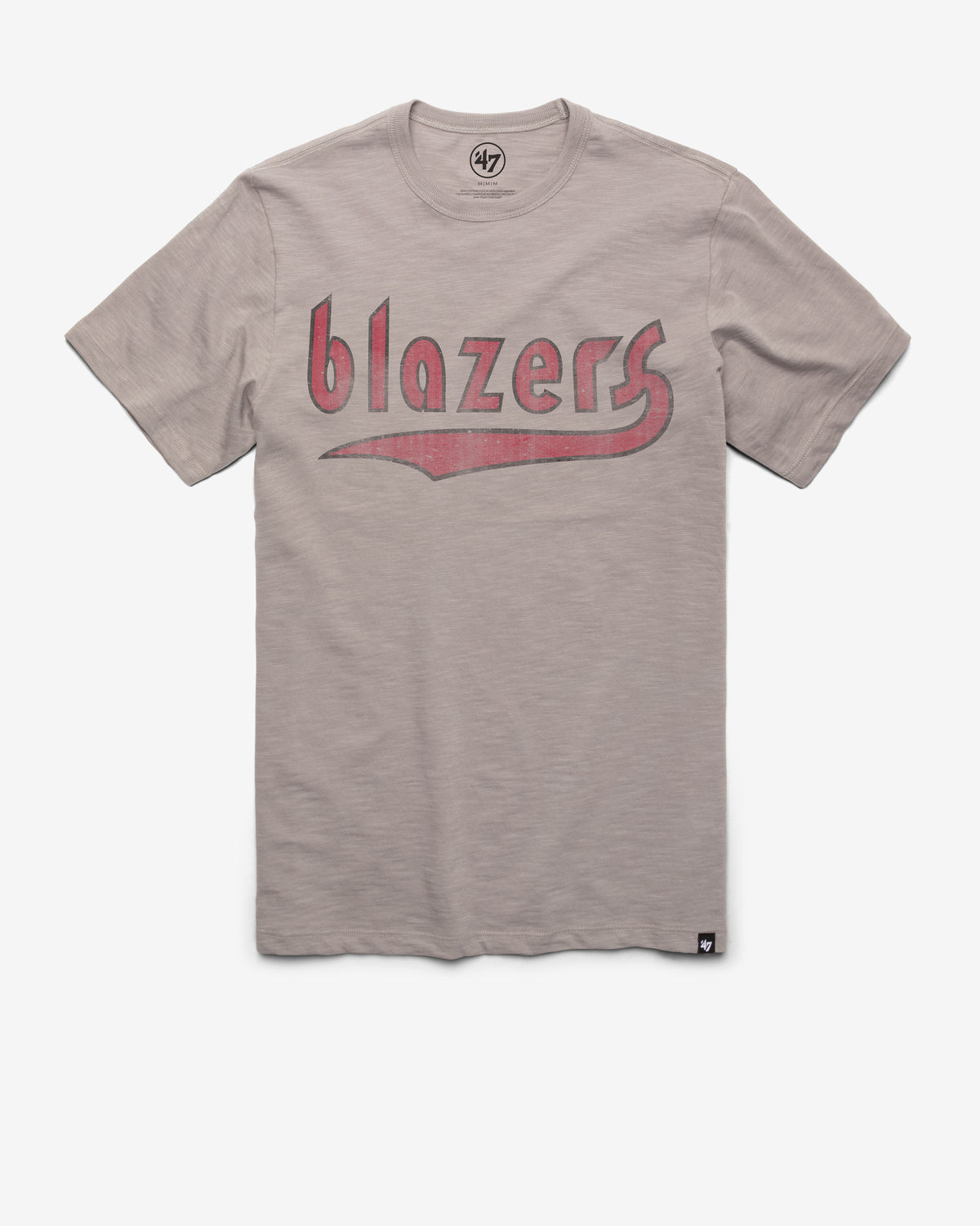PORTLAND TRAILBLAZERS HARDWOOD CLASSICS GRIT WORDMARK '47 SCRUM TEE