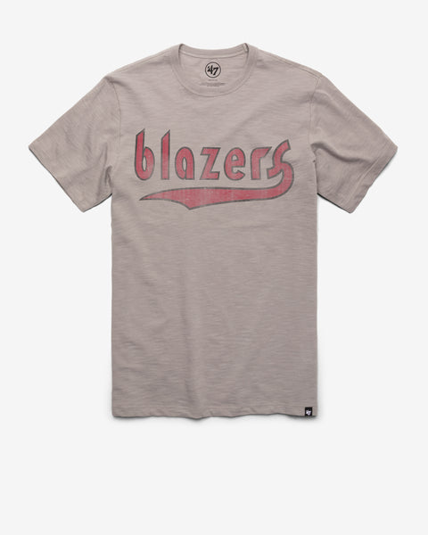 PORTLAND TRAILBLAZERS HARDWOOD CLASSICS GRIT WORDMARK '47 SCRUM TEE
