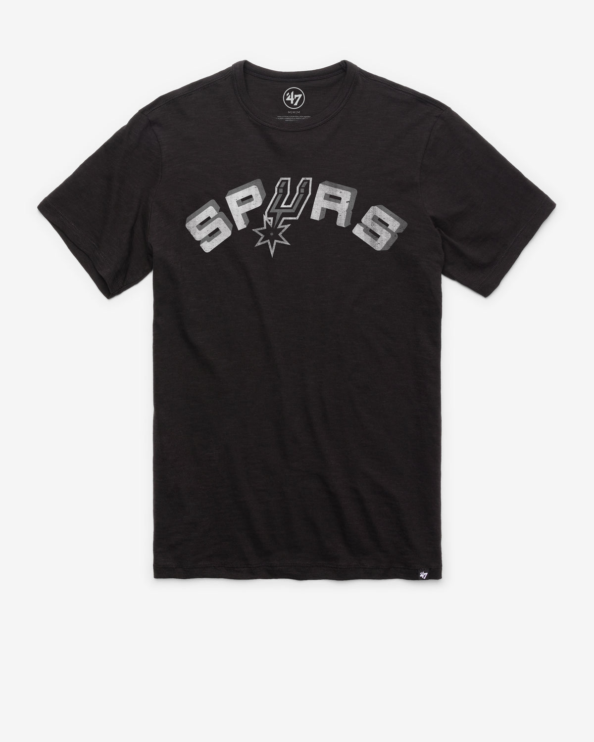 SAN ANTONIO SPURS HARDWOOD CLASSICS GRIT WORDMARK '47 SCRUM TEE