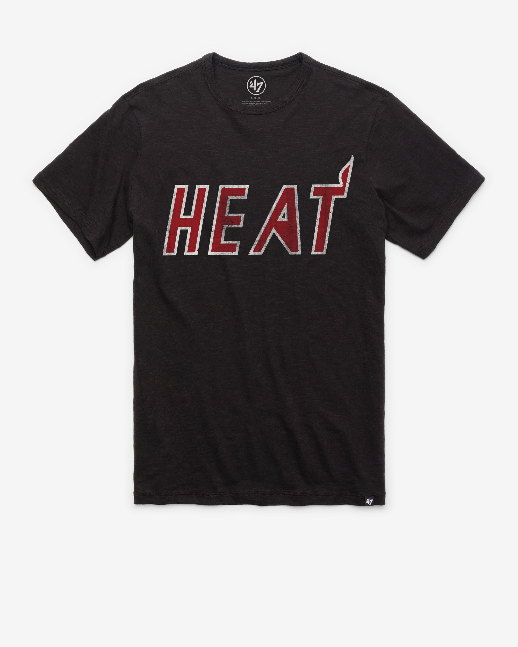 MIAMI HEAT HARDWOOD CLASSICS GRIT WORDMARK '47 SCRUM TEE