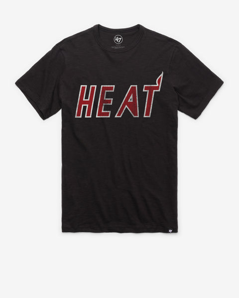 MIAMI HEAT HARDWOOD CLASSICS GRIT WORDMARK '47 SCRUM TEE