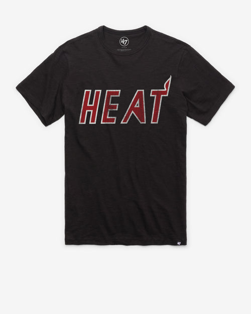 MIAMI HEAT HARDWOOD CLASSICS GRIT WORDMARK '47 SCRUM TEE