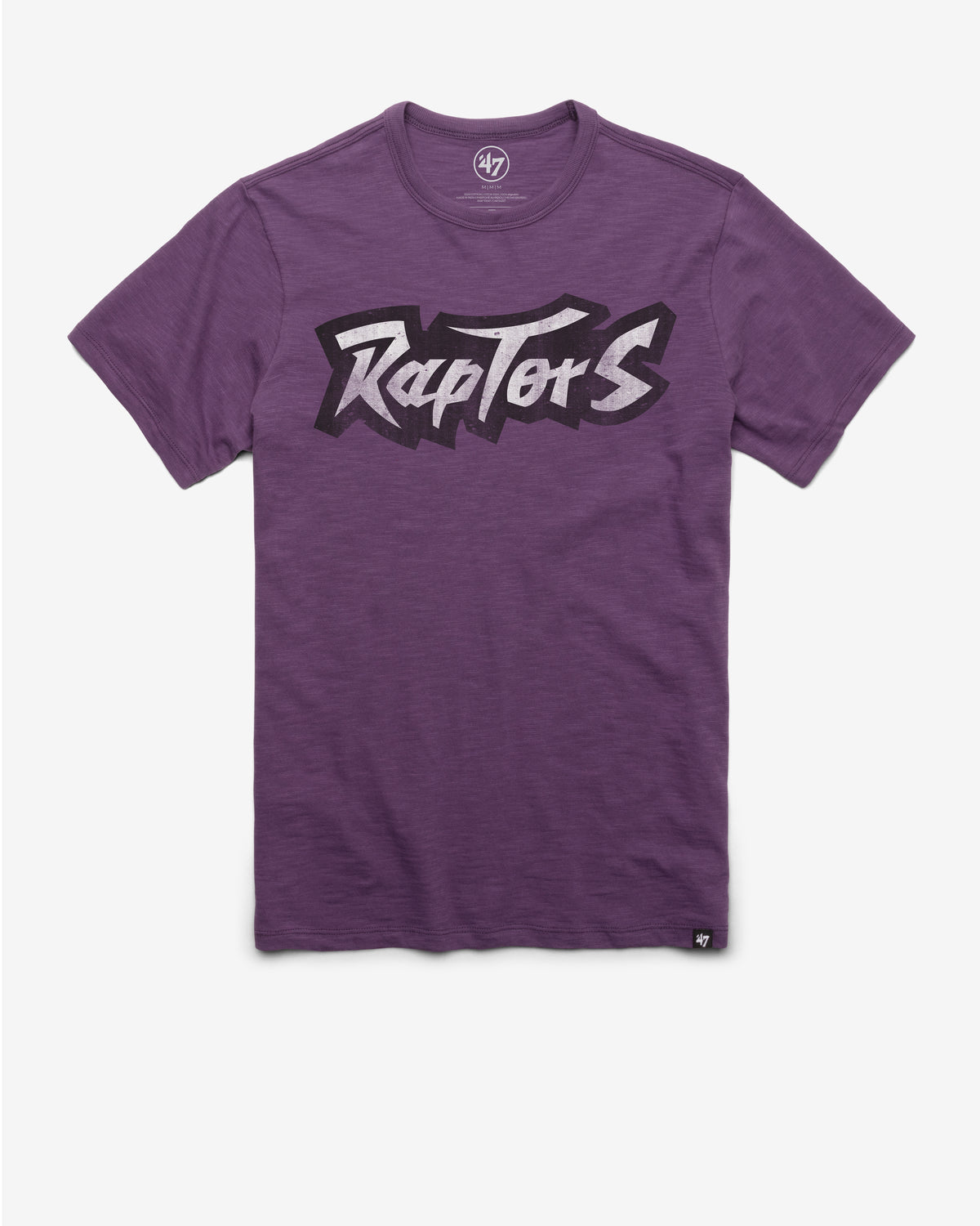 TORONTO RAPTORS HARDWOOD CLASSICS GRIT WORDMARK '47 SCRUM TEE