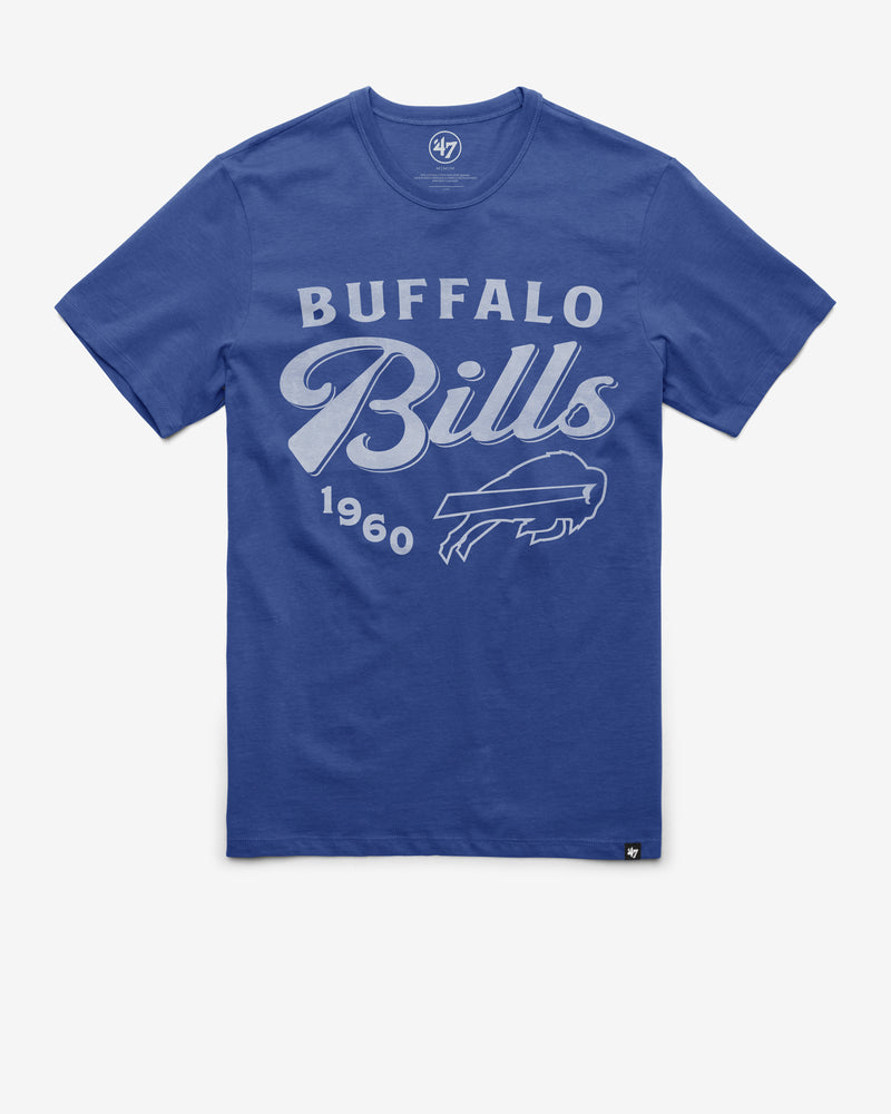 BUFFALO BILLS DIAG SCRIPT '47 FRANKLIN TEE