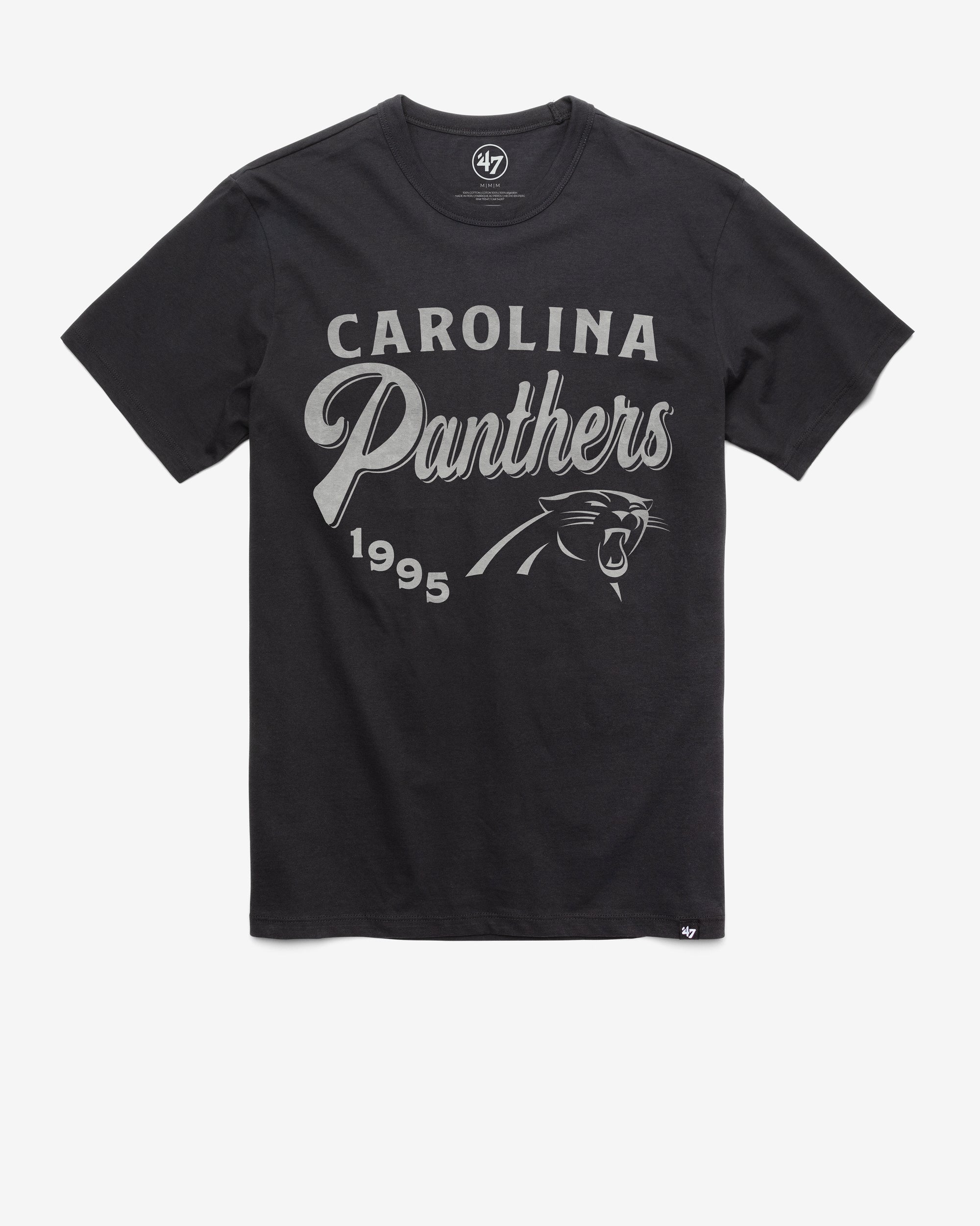 CAROLINA PANTHERS DIAG SCRIPT FRANKLIN TEE MEN