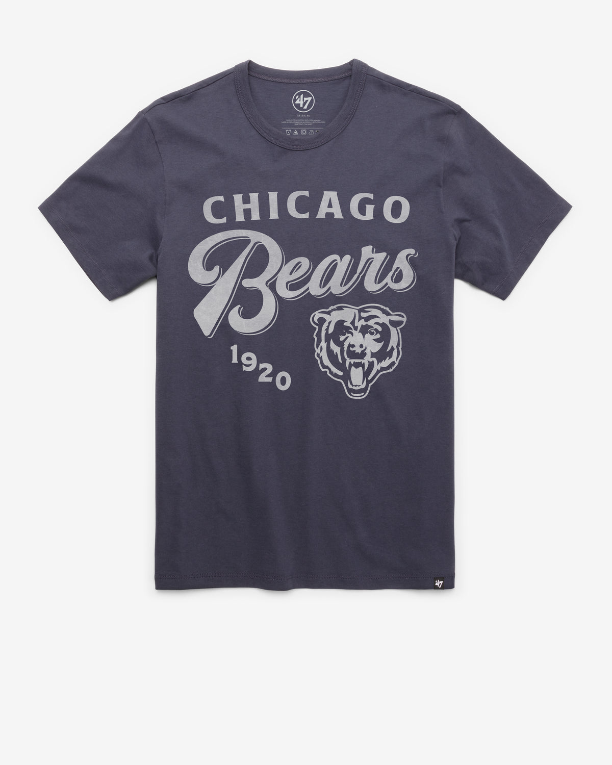 CHICAGO BEARS DIAG SCRIPT '47 FRANKLIN TEE
