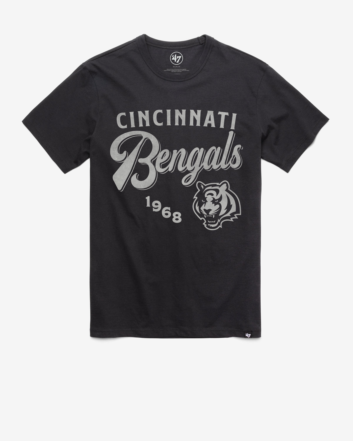 CINCINNATI BENGALS DIAG SCRIPT '47 FRANKLIN TEE