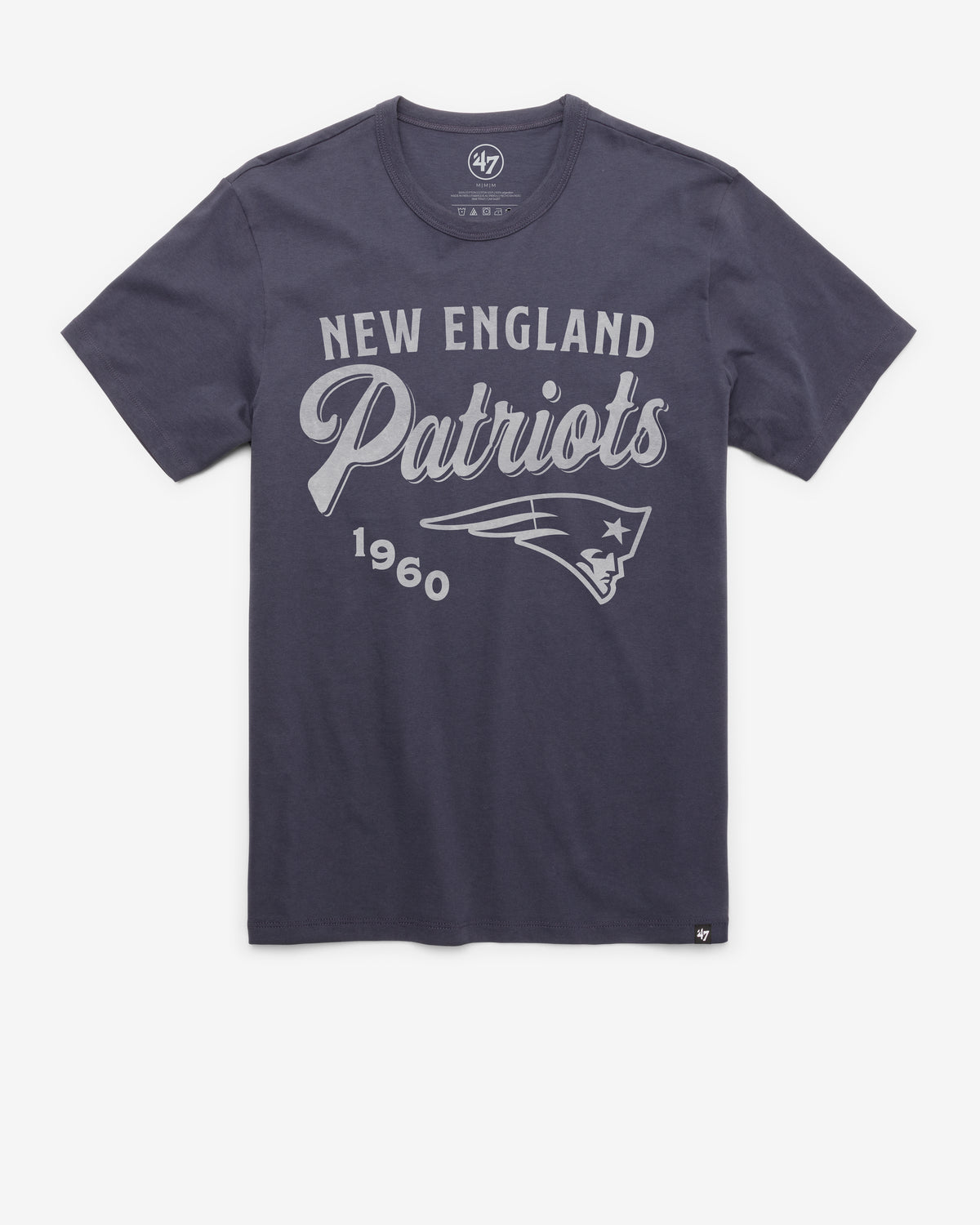 NEW ENGLAND PATRIOTS SCRIPT '47 FRANKLIN TEE