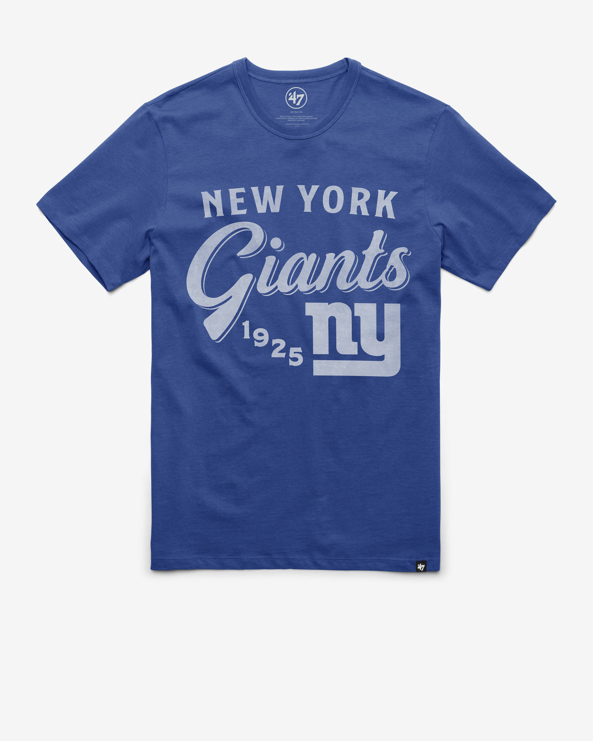 NEW YORK GIANTS DIAG SCRIPT '47 FRANKLIN TEE