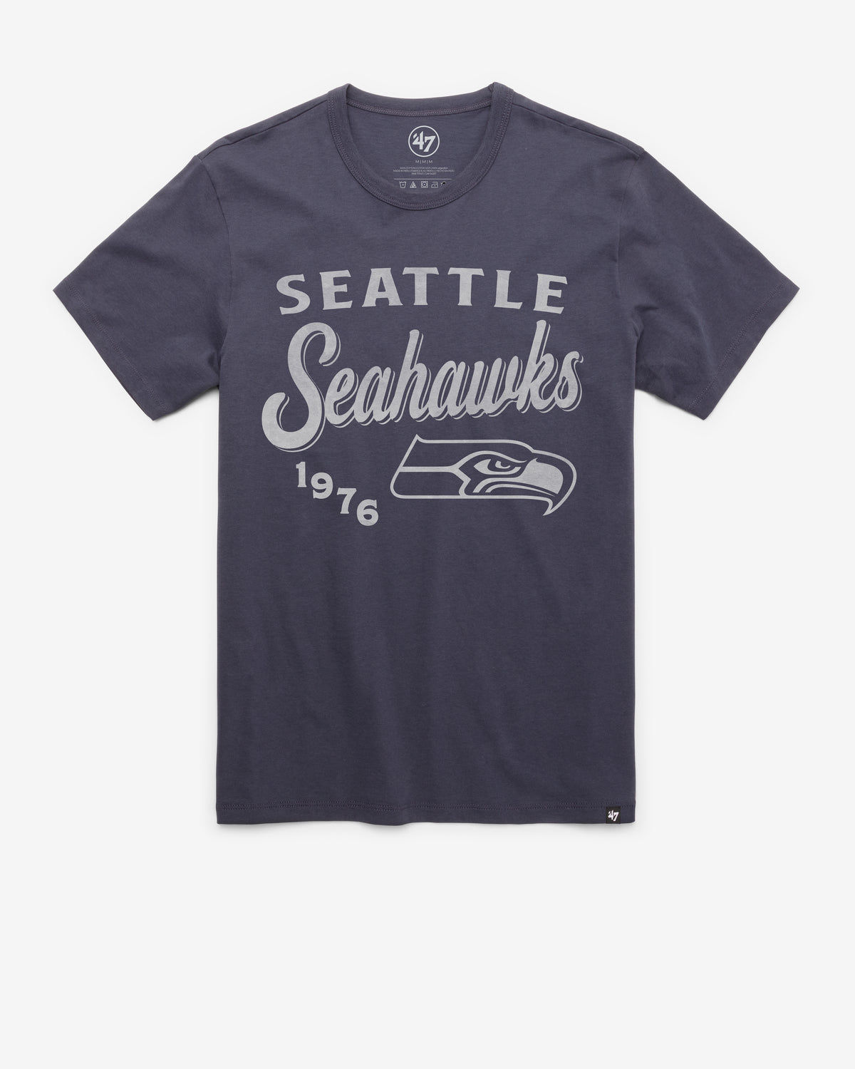 SEATTLE SEAHAWKS DIAG SCRIPT '47 FRANKLIN TEE