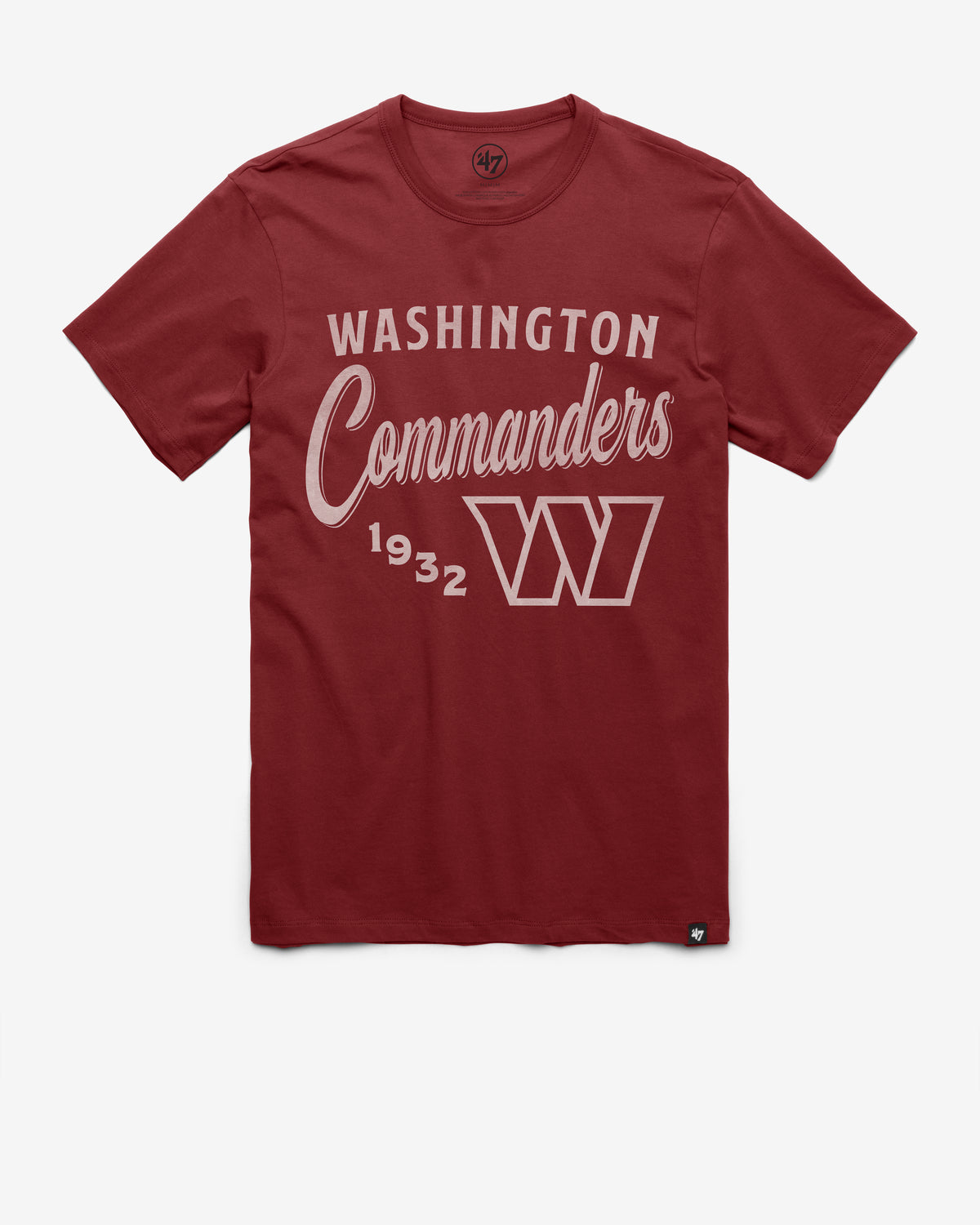 WASHINGTON COMMANDERS DIAG SCRIPT '47 FRANKLIN TEE