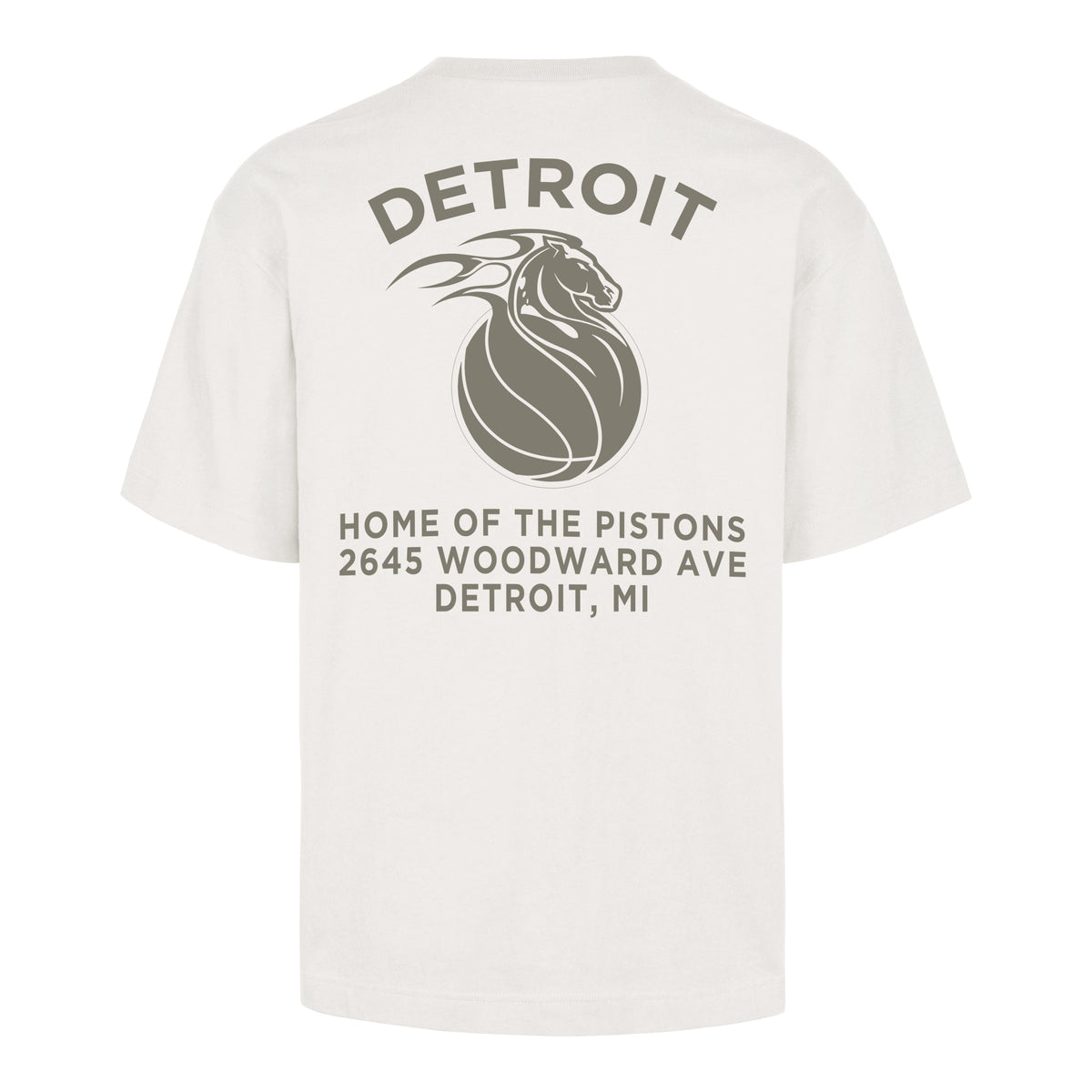 DETROIT PISTONS TO ARCH OVER '47 FOUNDATION TEE