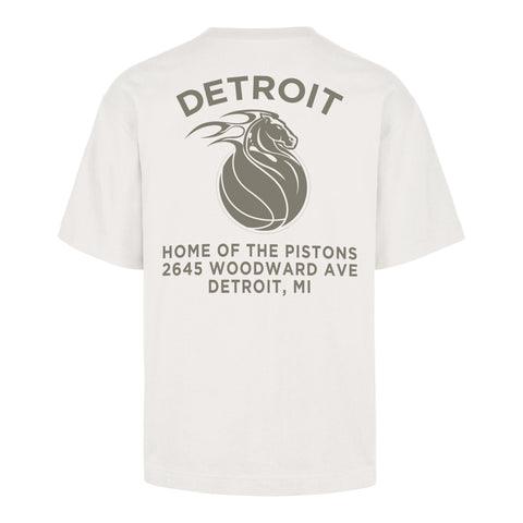 DETROIT PISTONS TO ARCH OVER '47 FOUNDATION TEE