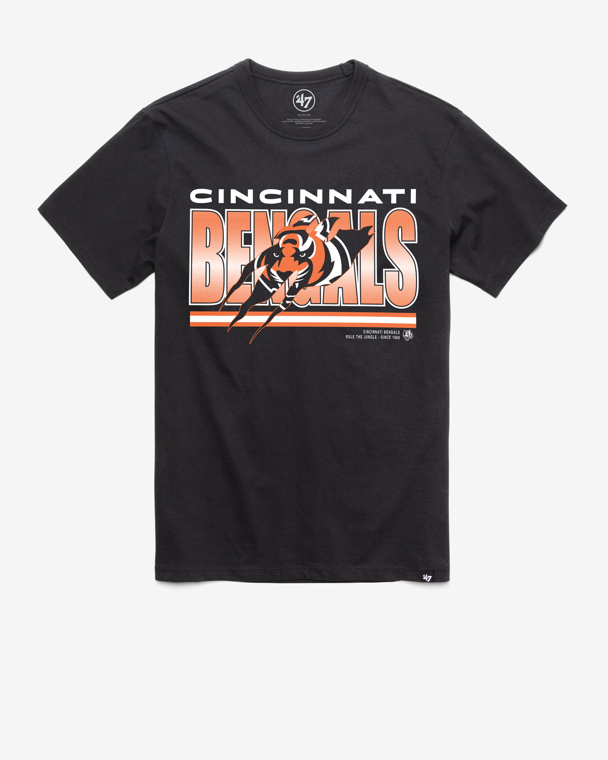 CINCINNATI BENGALS TEAM THUNDER RIP '47 FRANKLIN TEE