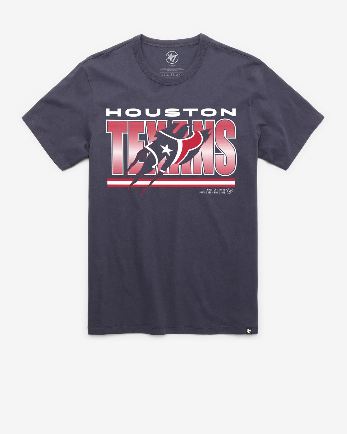 HOUSTON TEXANS TEAM THUNDER RIP '47 FRANKLIN TEE