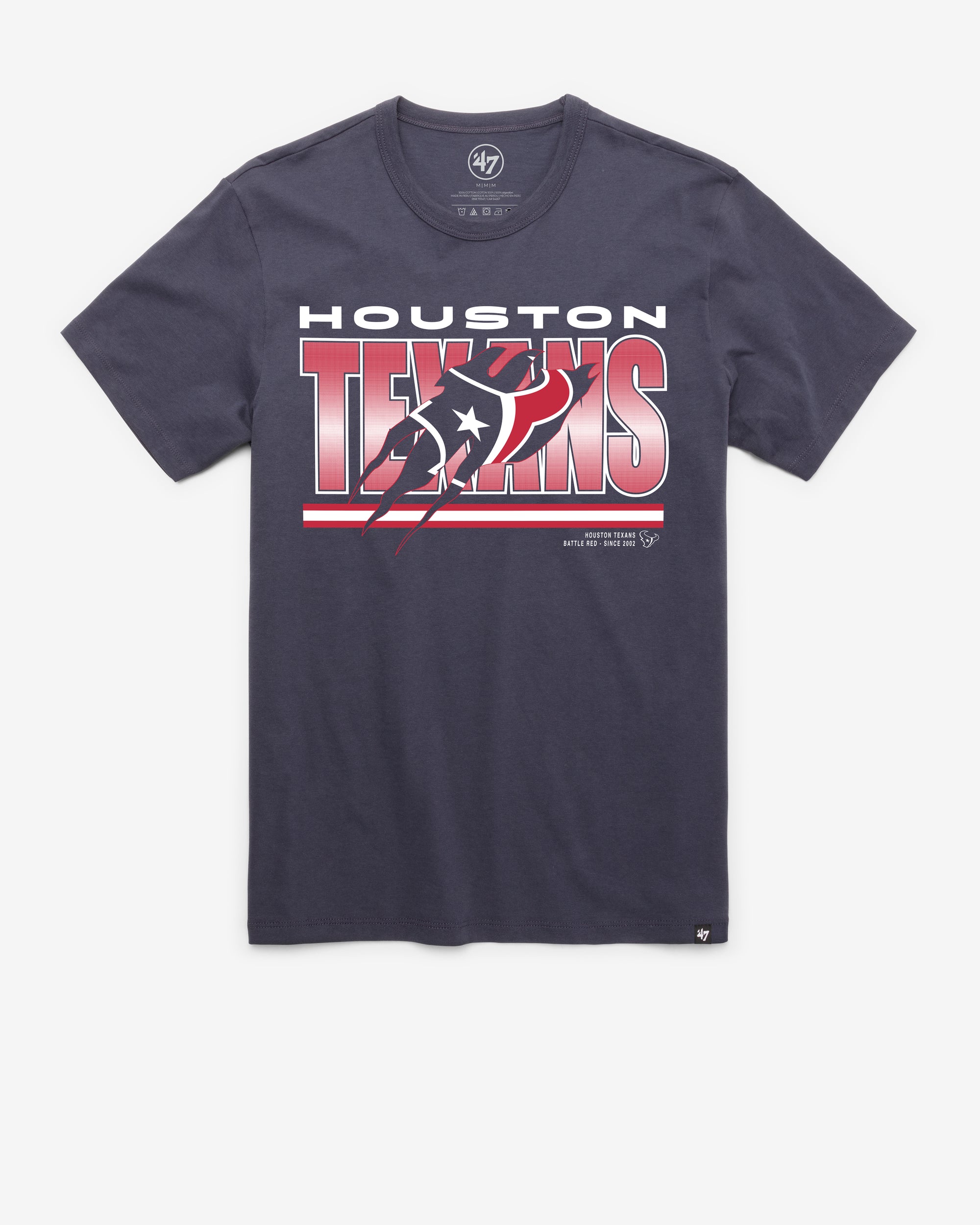HOUSTON TEXANS TEAM THUNDER RIP '47 FRANKLIN TEE