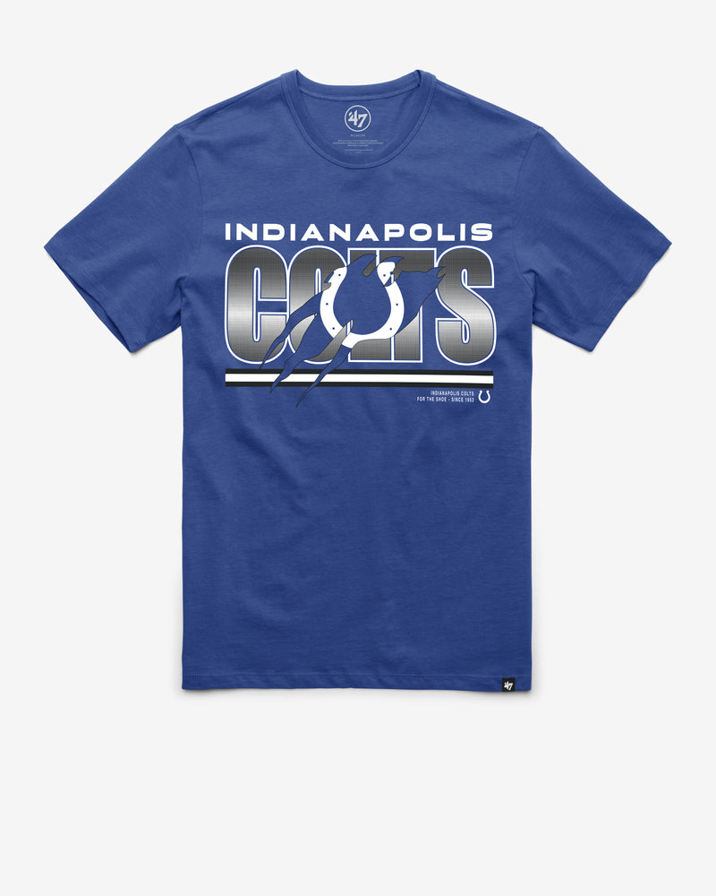 INDIANAPOLIS COLTS TEAM THUNDER RIP '47 FRANKLIN TEE