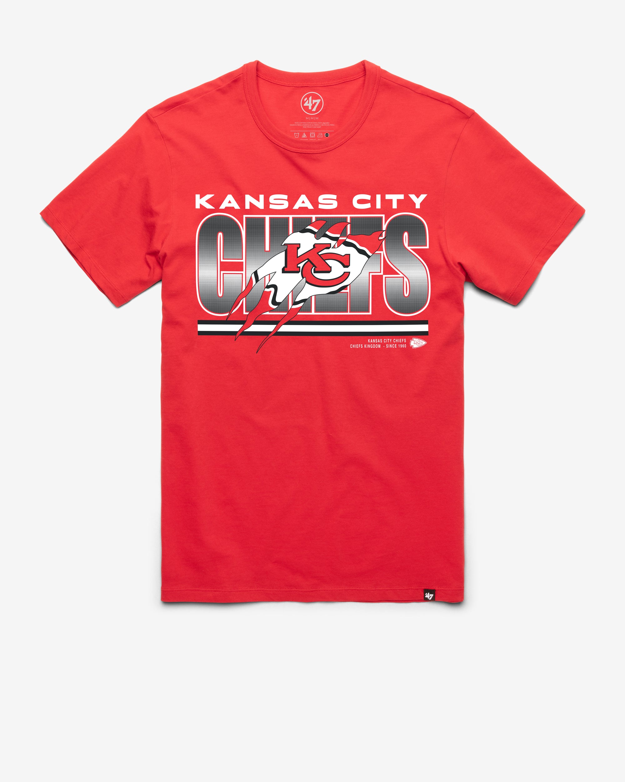 KANSAS CITY CHIEFS TEAM THUNDER RIP '47 FRANKLIN TEE