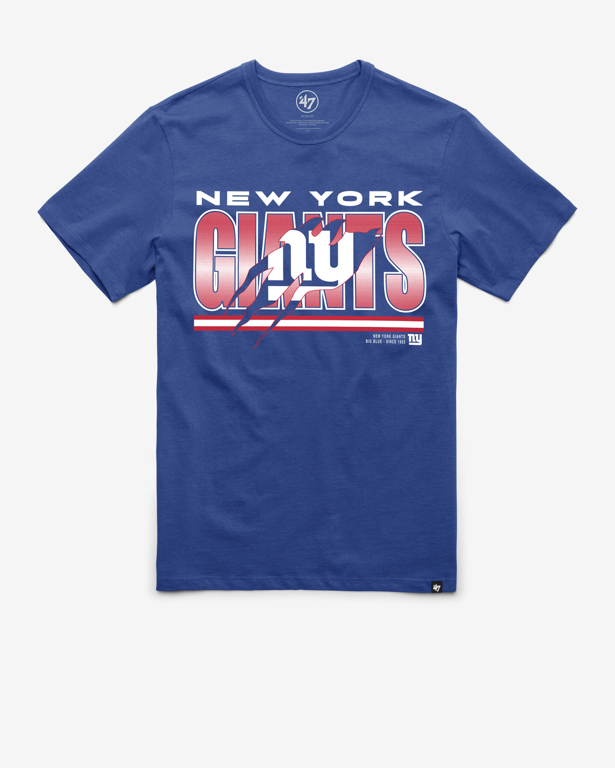 NEW YORK GIANTS TEAM THUNDER RIP '47 FRANKLIN TEE