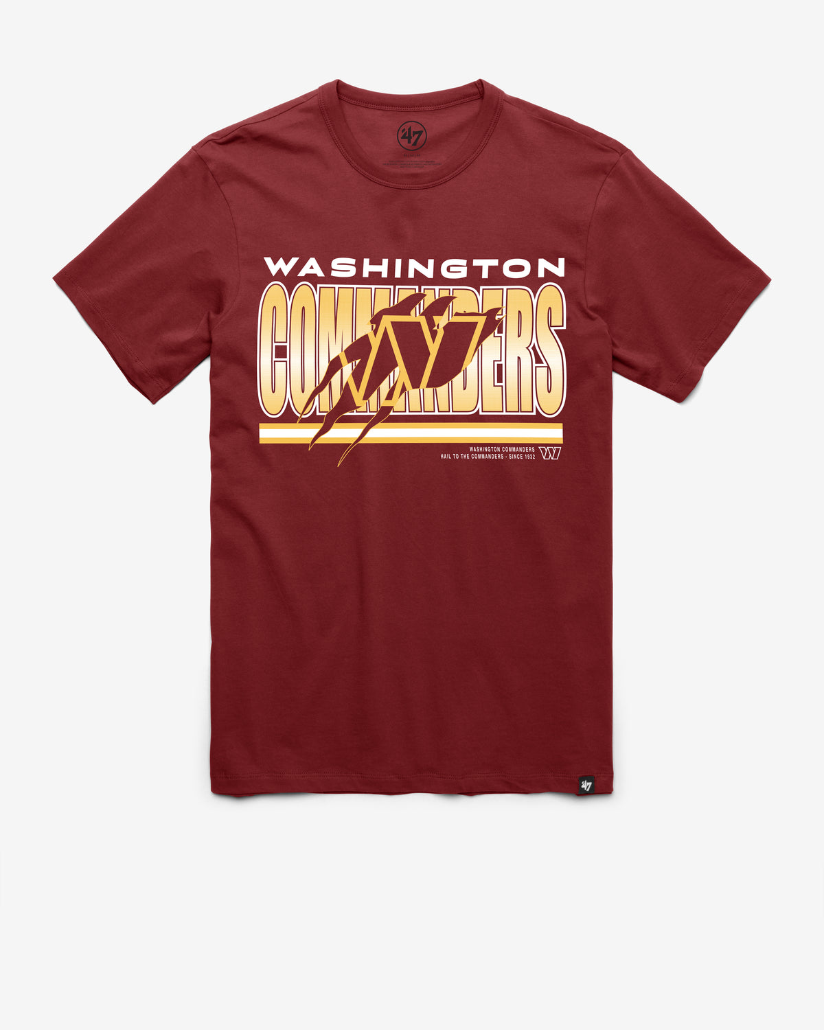 WASHINGTON COMMANDERS TEAM THUNDER RIP '47 FRANKLIN TEE