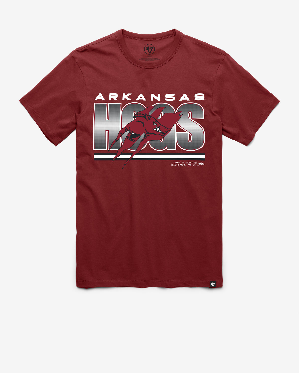 ARKANSAS RAZORBACKS THUNDER RIP '47 FRANKLIN TEE
