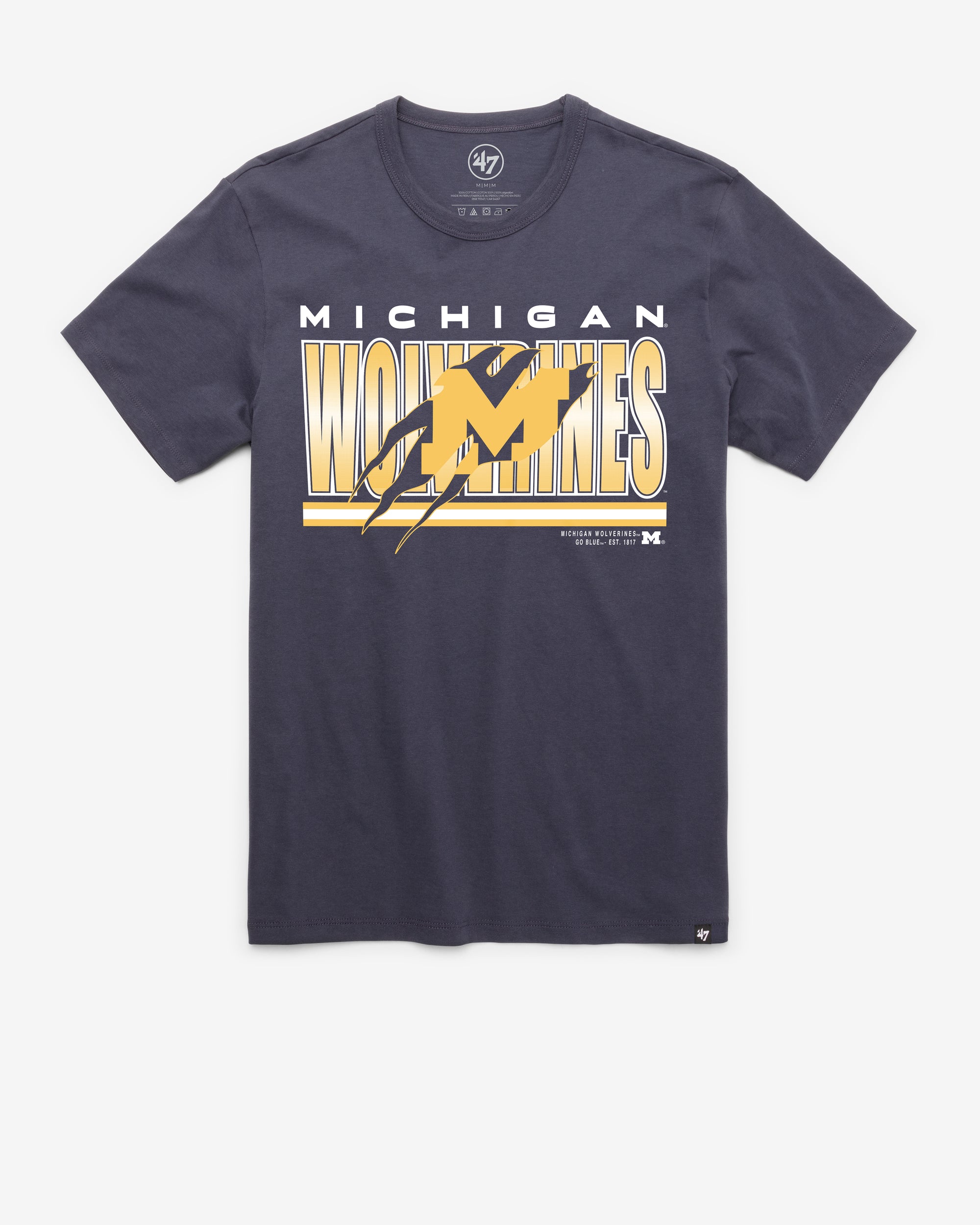 MICHIGAN WOLVERINES THUNDER RIP '47 FRANKLIN TEE