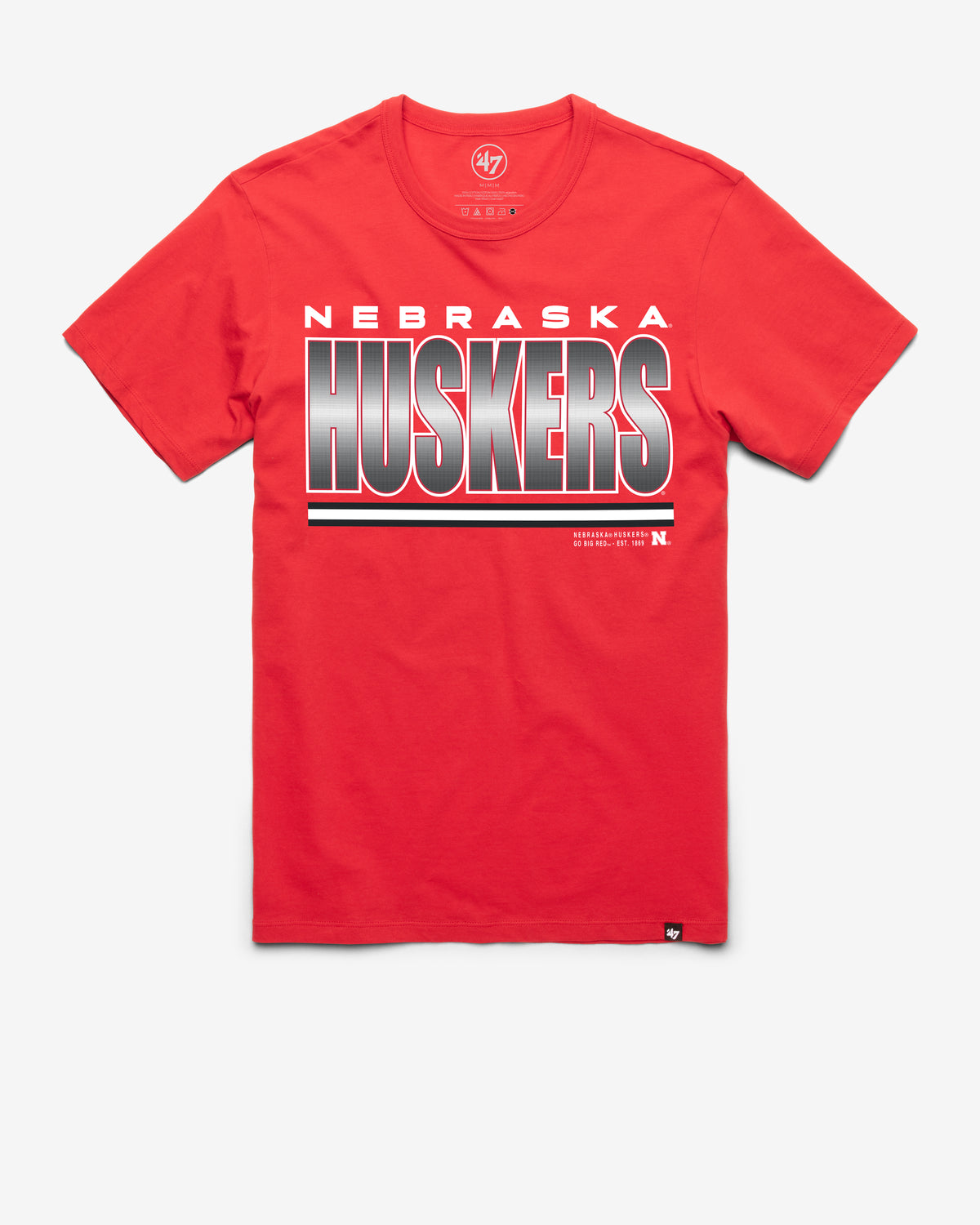 NEBRASKA CORNHUSKERS THUNDER RIP '47 FRANKLIN TEE